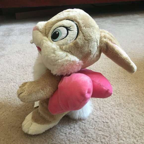 Disney Miss Bunny Thumper's Girlfriend 11" Plush Stuffed w/ Pink Bow Bambi - Picture 3 of 7